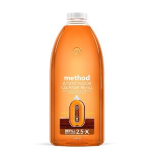 Method Squirt + Mop Hardwood Floor Cleaner Refill, Almond, 68 Ounce