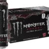 Monster Energy Ultra Black, Sugar Free Energy Drink, 16 Ounce (Pack of 15)