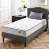 ZINUS 10 Inch Comfort Support Cooling Gel Hybrid Mattress, Twin, Tight Top Innerspring Mattress, Motion Isolating Pocket Springs, Mattress in A Box